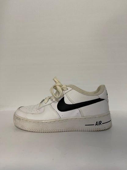 Nike White And Black Air Force 1 Trainers Size 3
