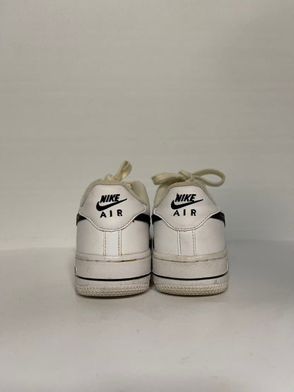 Nike White And Black Air Force 1 Trainers Size 3