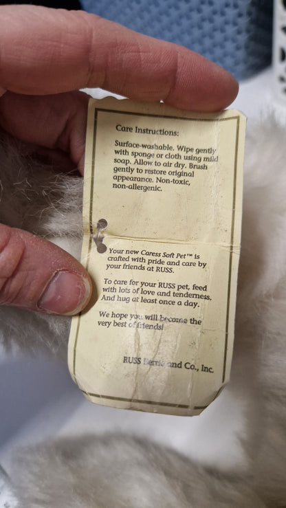 Nikki White Cat Russ Soft Plush Toy