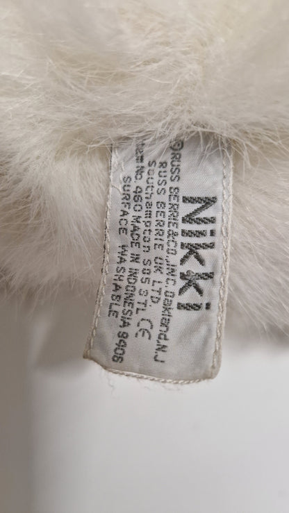 Nikki White Cat Russ Soft Plush Toy