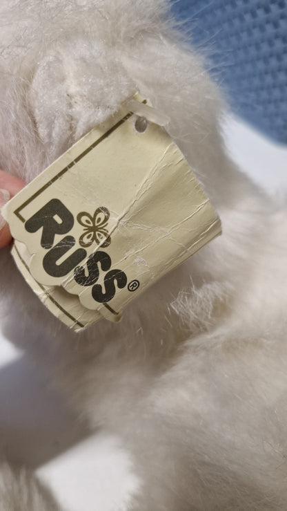 Nikki White Cat Russ Soft Plush Toy