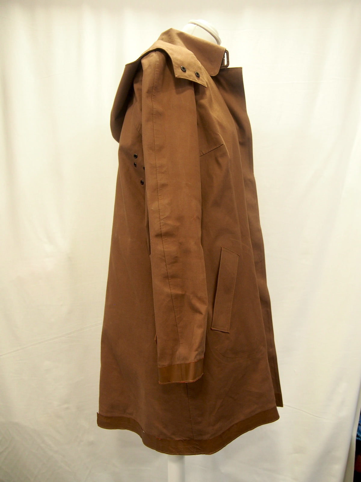 Vintage Burberry London waterproof trench coat w/ check liner - Rubber cotton - UK12