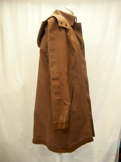 Vintage Burberry London waterproof trench coat w/ check liner - Rubber cotton - UK12