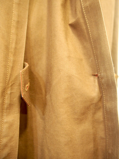 Vintage Burberry London waterproof trench coat w/ check liner - Rubber cotton - UK12