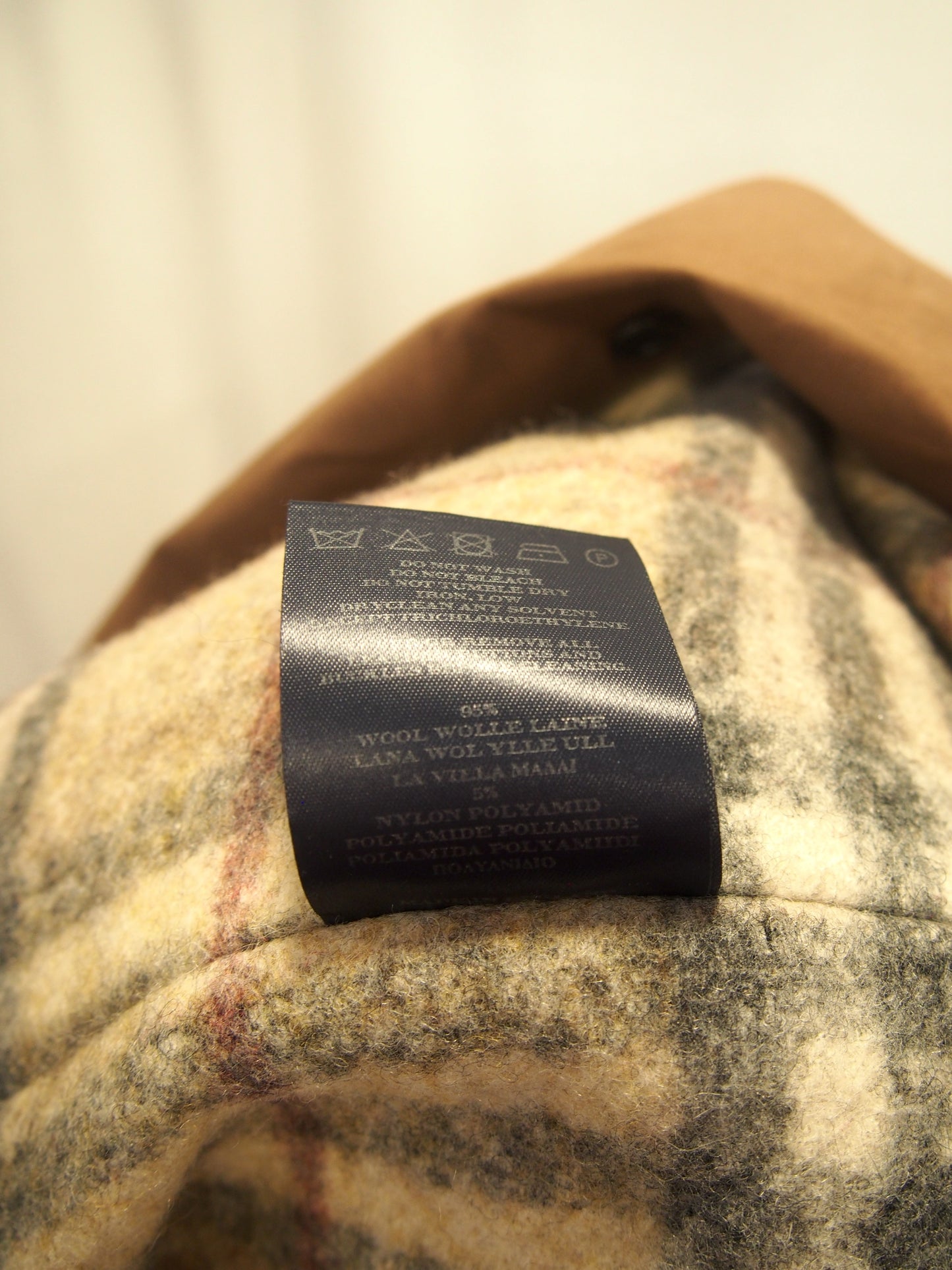 Vintage Burberry London waterproof trench coat w/ check liner - Rubber cotton - UK12