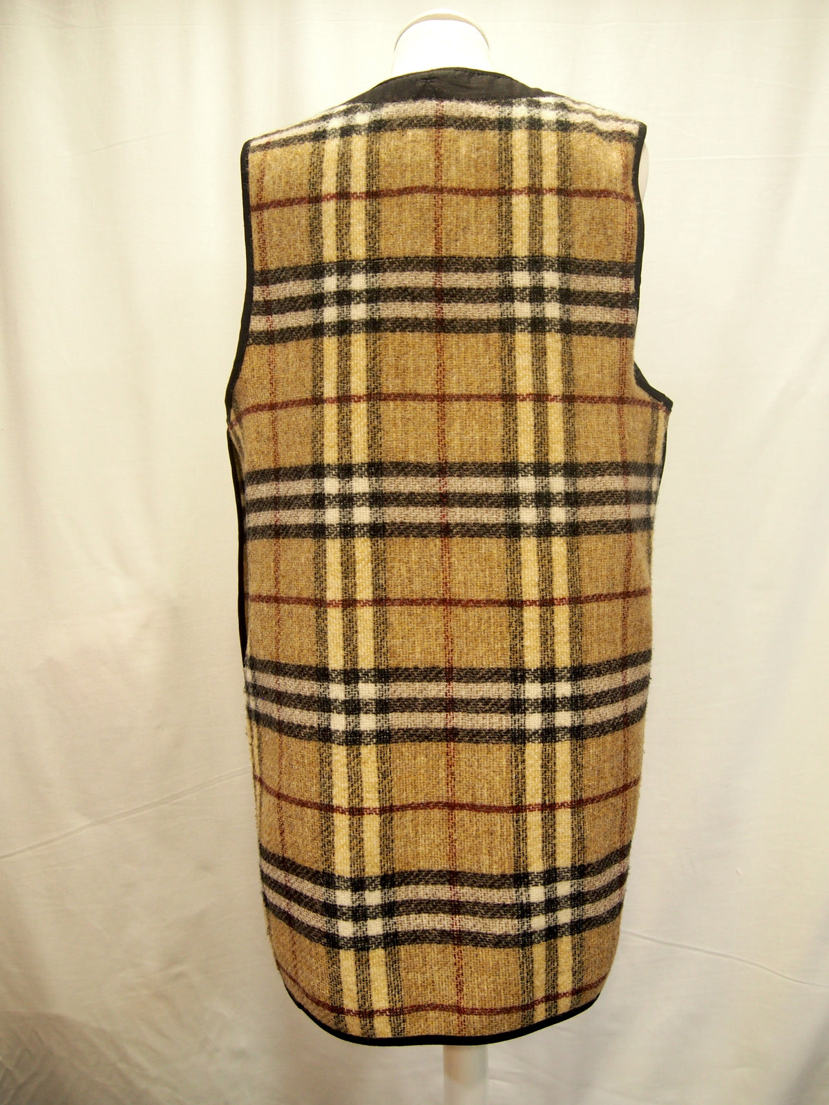 Vintage Burberry London waterproof trench coat w/ check liner - Rubber cotton - UK12