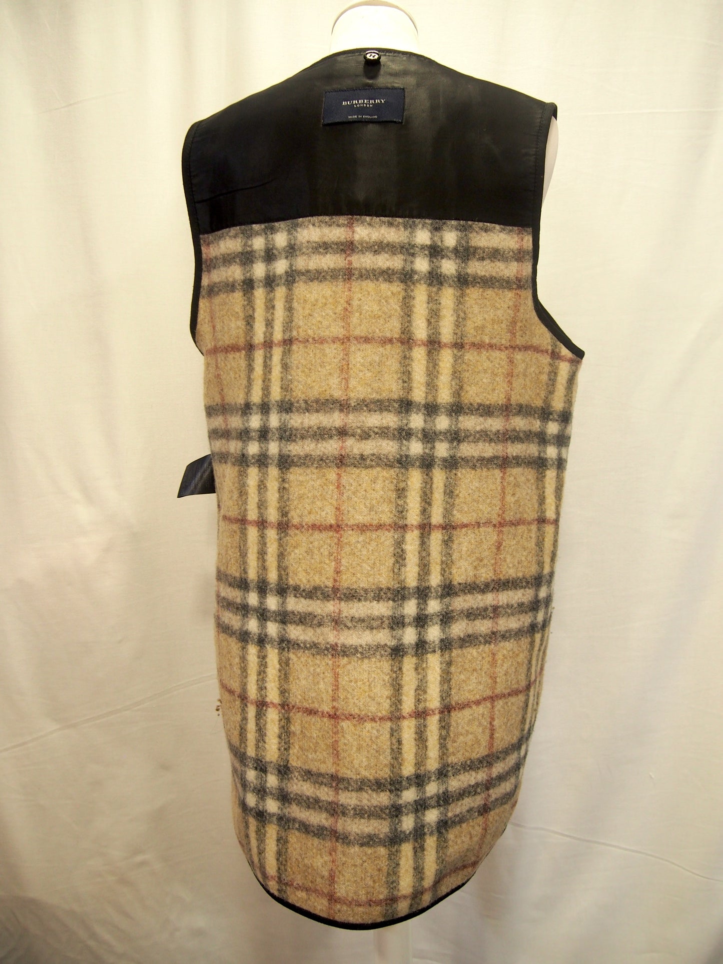 Vintage Burberry London waterproof trench coat w/ check liner - Rubber cotton - UK12