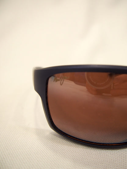 Maui Jim Pohaku MJ-528-03M sports sunglasses - Matt blue - Golf