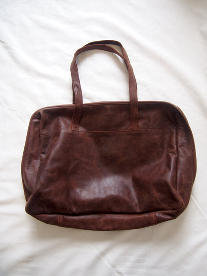 Officine904 36Ore large brown leather bag / holdall - Italy
