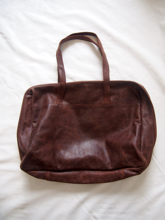 Officine904 36Ore large brown leather bag / holdall - Italy