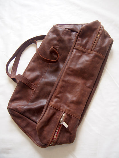 Officine904 36Ore large brown leather bag / holdall - Italy