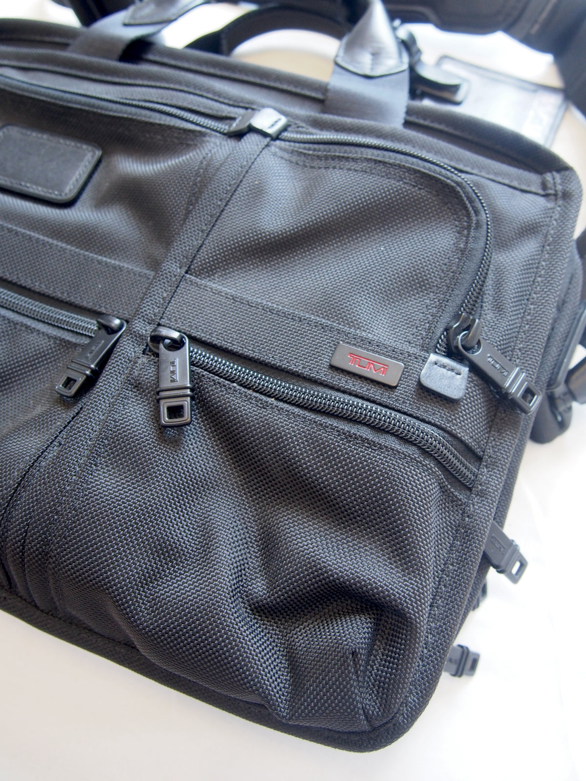 Tumi Alpha FXT Ballistic nylon briefcase - Expandable - Black