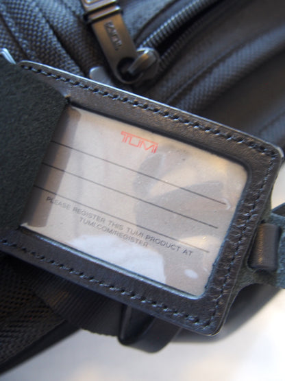 Tumi Alpha FXT Ballistic nylon briefcase - Expandable - Black