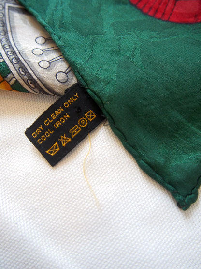 Vintage Rolex 100% silk scarf - Made in Italy - Classic watch design