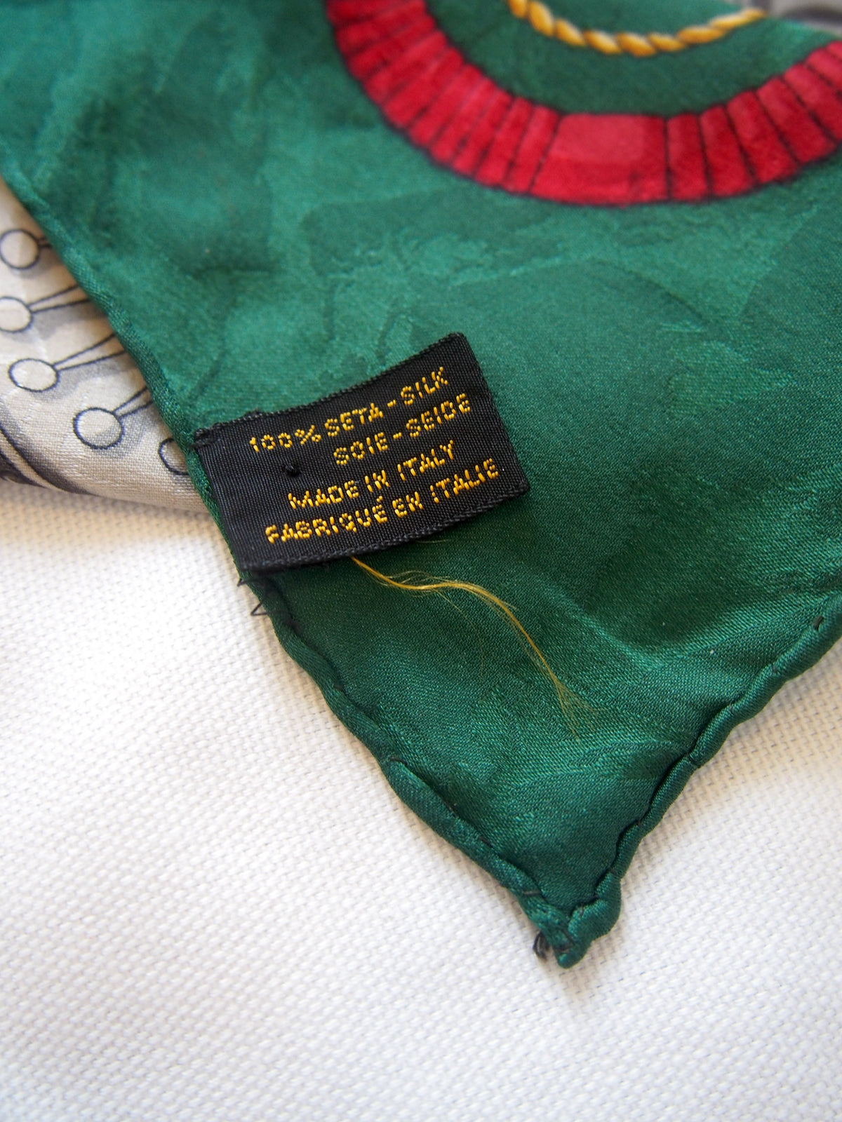 Vintage Rolex 100% silk scarf - Made in Italy - Classic watch design