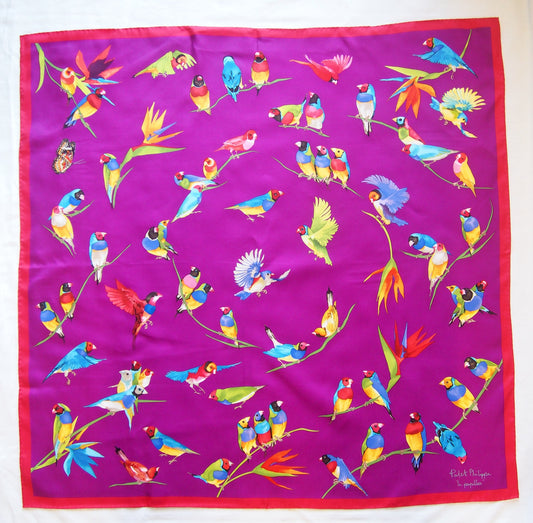 Patek Philippe 100% silk Scarf - Le Papillon - In box - Made in Italy