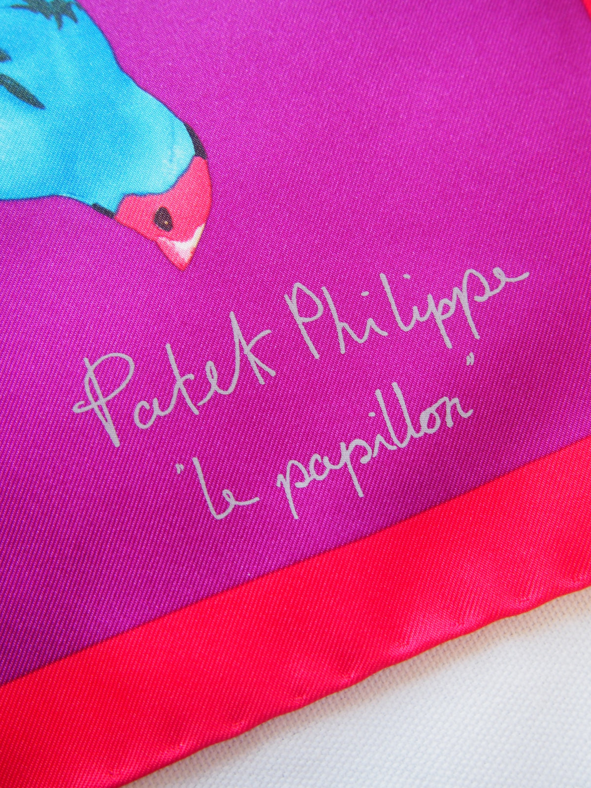Patek Philippe 100% silk Scarf - Le Papillon - In box - Made in Italy