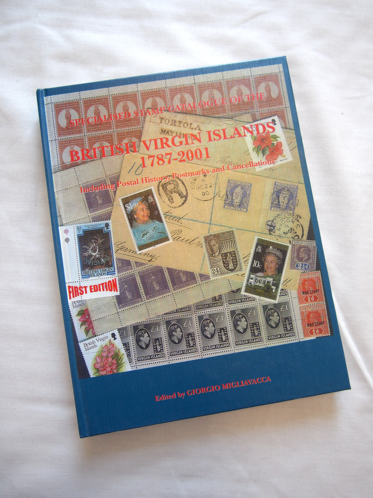 Specialised stamp catalogue of the British Virgin Islands 1787-2001 book