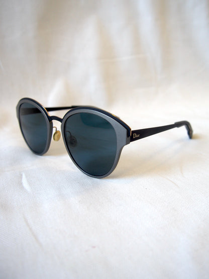 Christian Dior RC09A DiorSun sunglasses - 52mm round frame - Grey