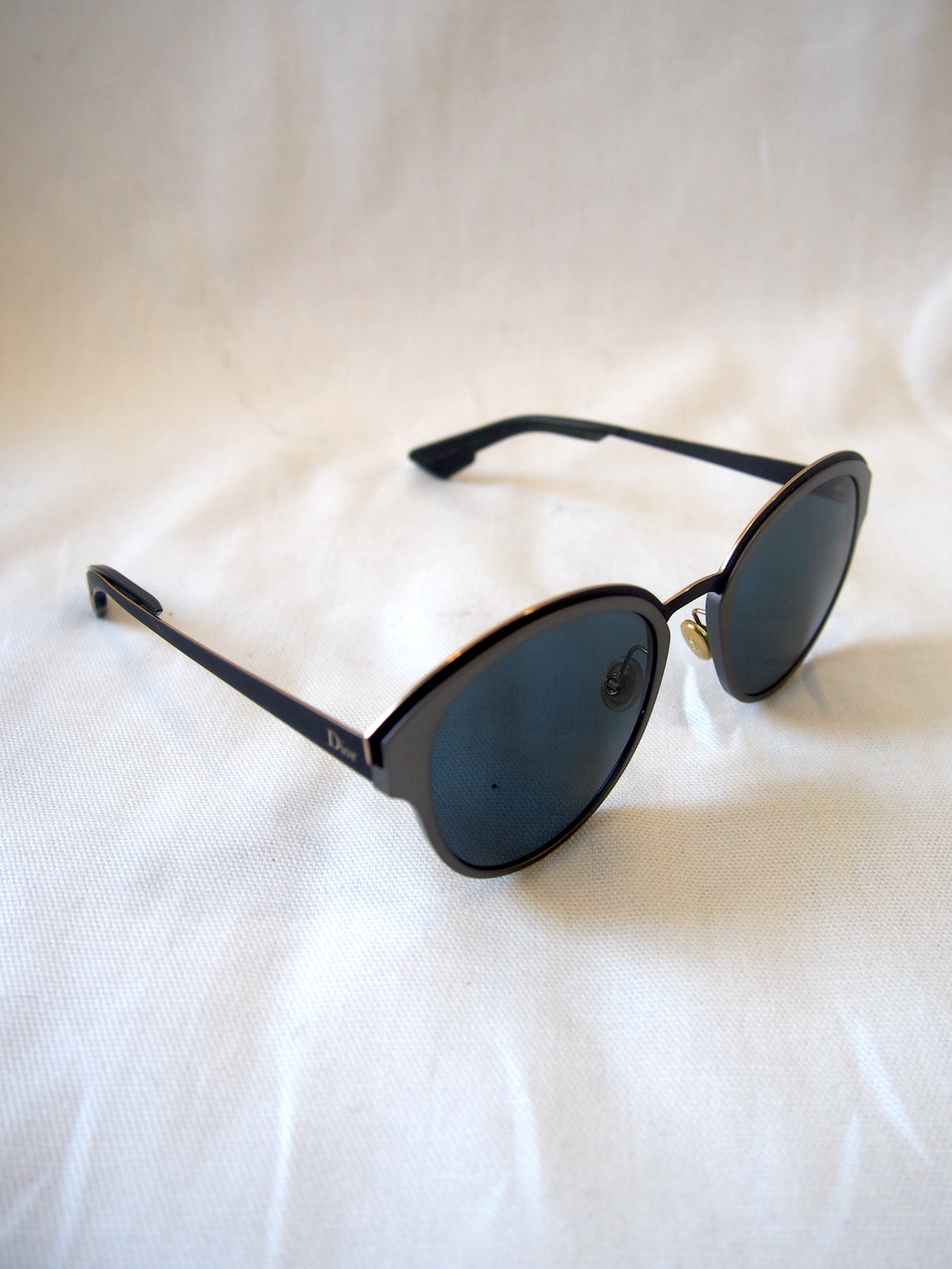 Christian Dior RC09A DiorSun sunglasses - 52mm round frame - Grey