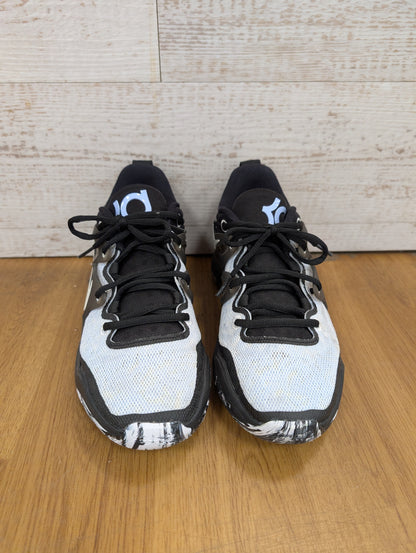 Nike KD 15 Black/White/Blue Refuge Basketball Shoes Men's DC1975-101 Brooklyn Size 6.5