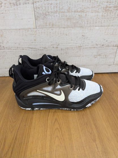 Nike KD 15 Black/White/Blue Refuge Basketball Shoes Men's DC1975-101 Brooklyn Size 6.5
