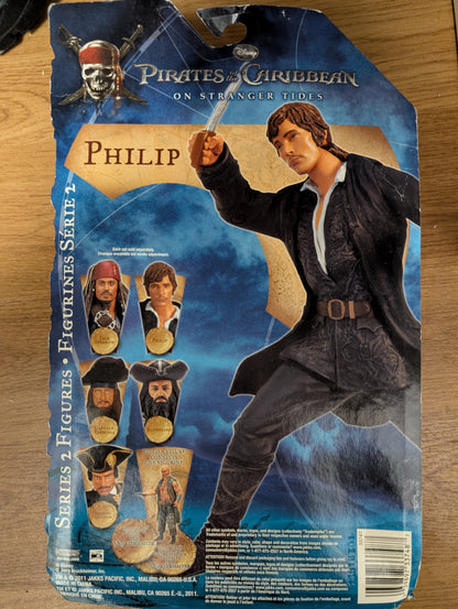 BNIB PHILIP - Pirates of the Carribean: On Stranger Tides 6" Figure