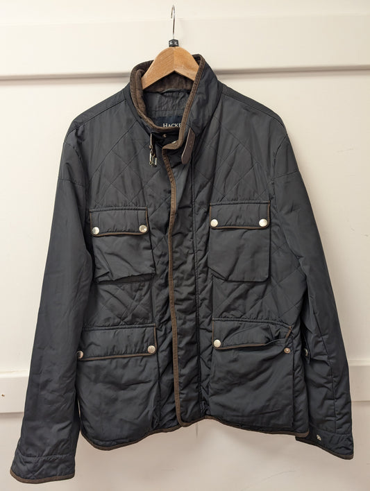 Hackett London Black Jacket Size XL