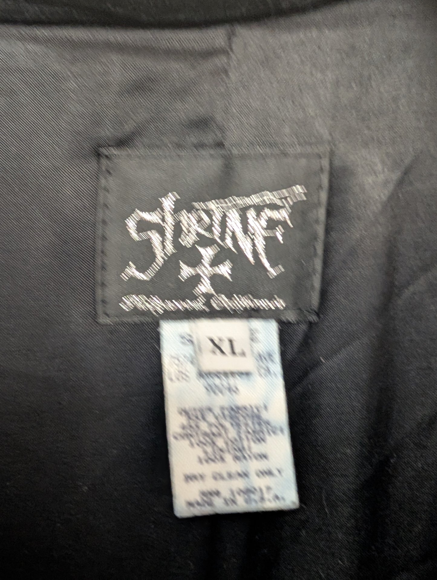 90s Shrine Hollywood Black/Gold Tailcoat Size XL