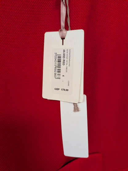 BNWT Ted Baker Red Nuhad Bow Dress Size 14 (4)