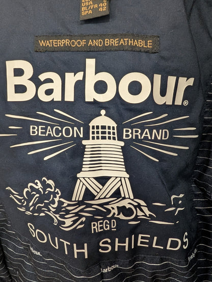 Barbour Simonside Blue Jacket Size 12