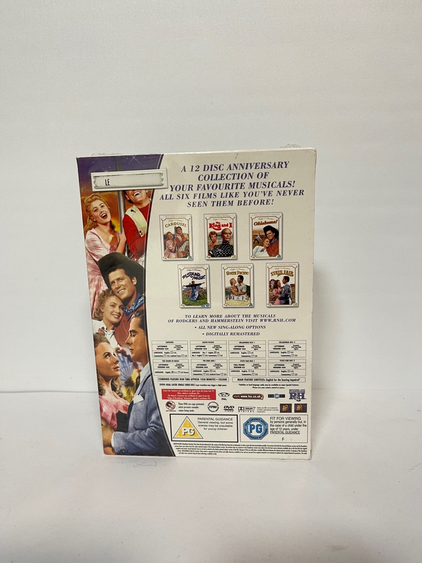 A Musical Celebration of Rodger & Hammerstein DVD Box Set BNIB