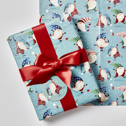 Santa's Little Helpers Christmas Wrapping Paper, Pack of 4