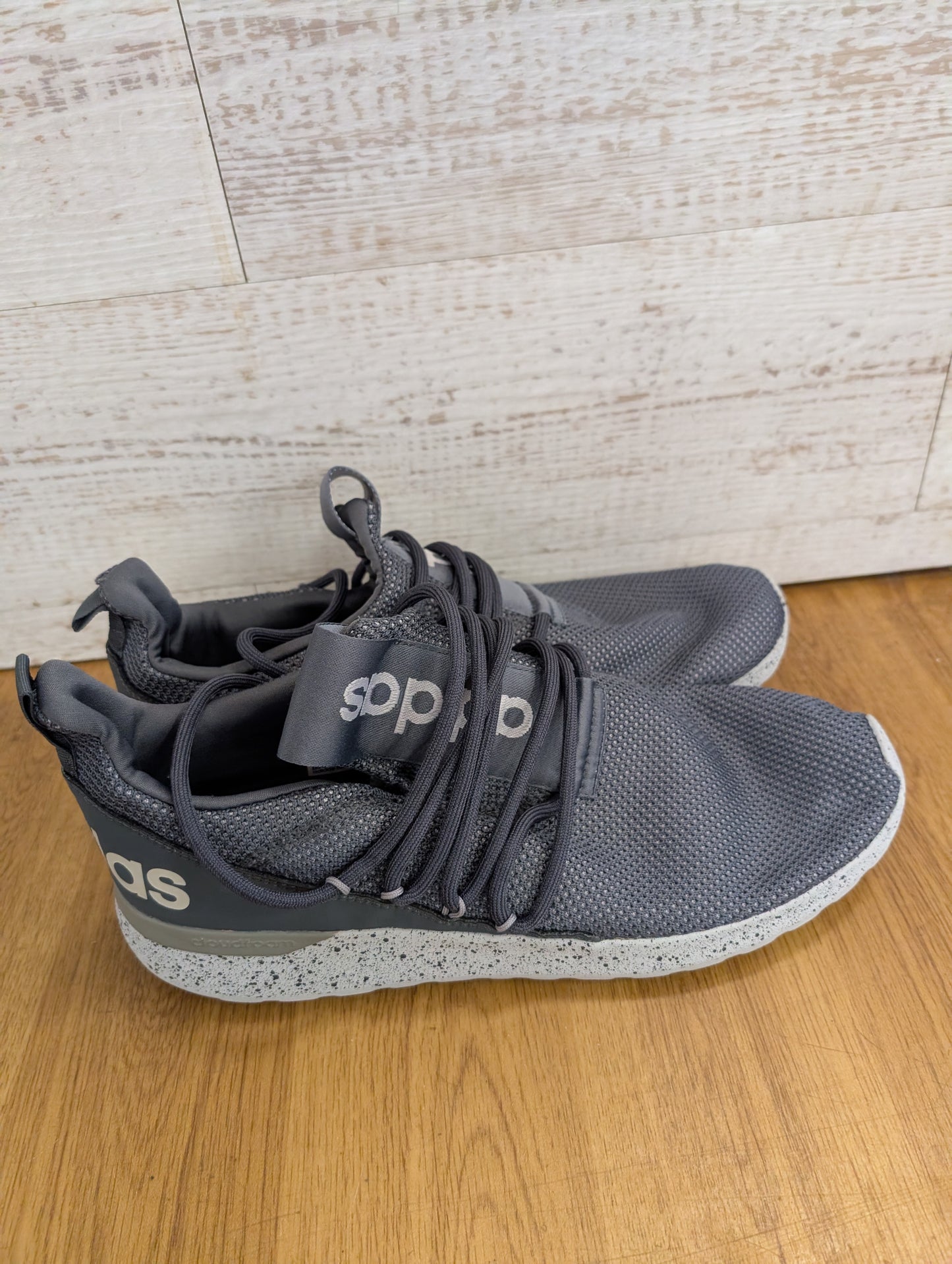 Adidas Lite Racer Adapt Grey Slip-on Running Shoes Size 11.5
