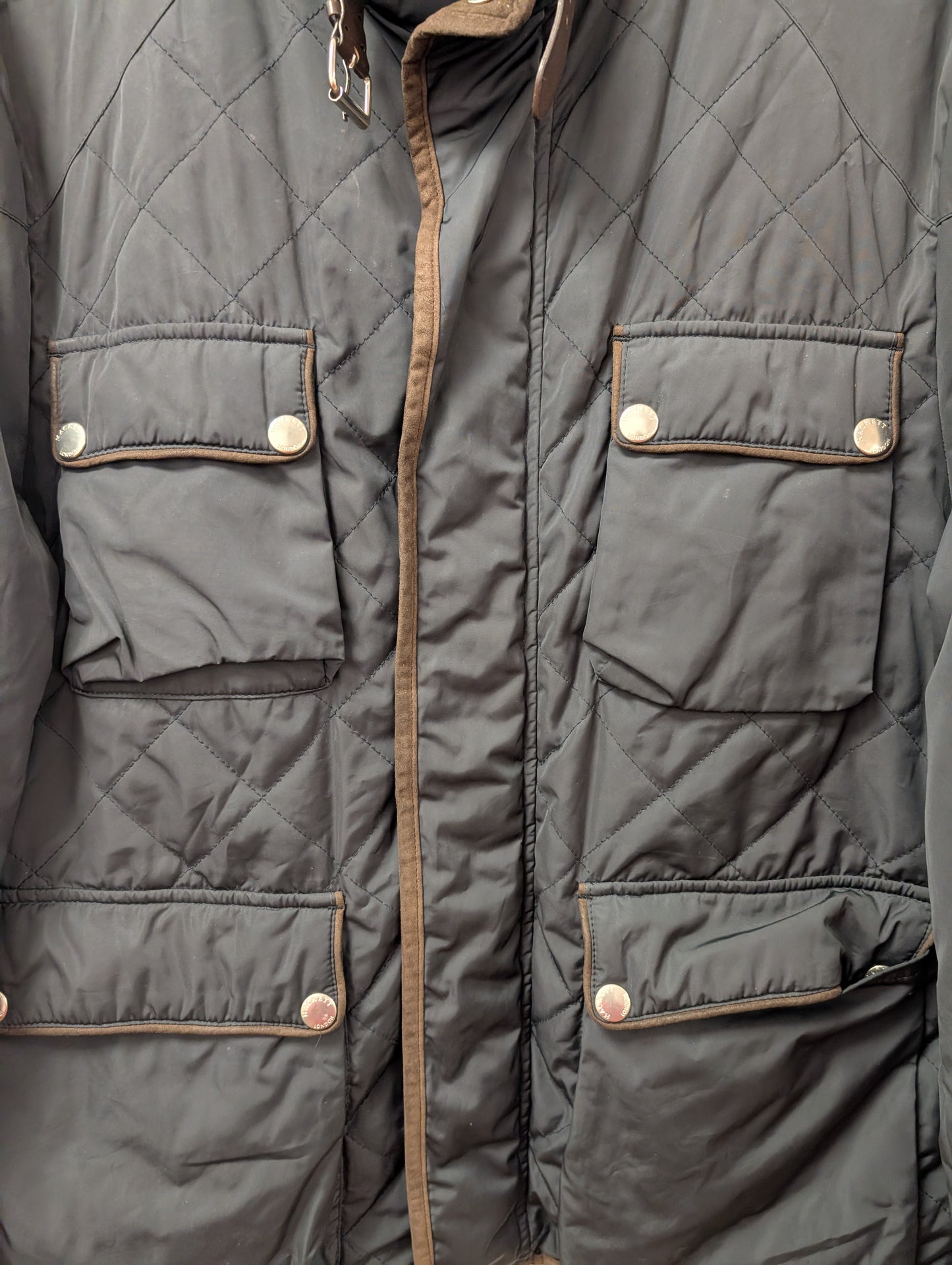 Hackett London Black Jacket Size XL