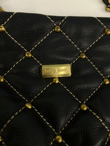 Suzy Smith Black Leather Bag