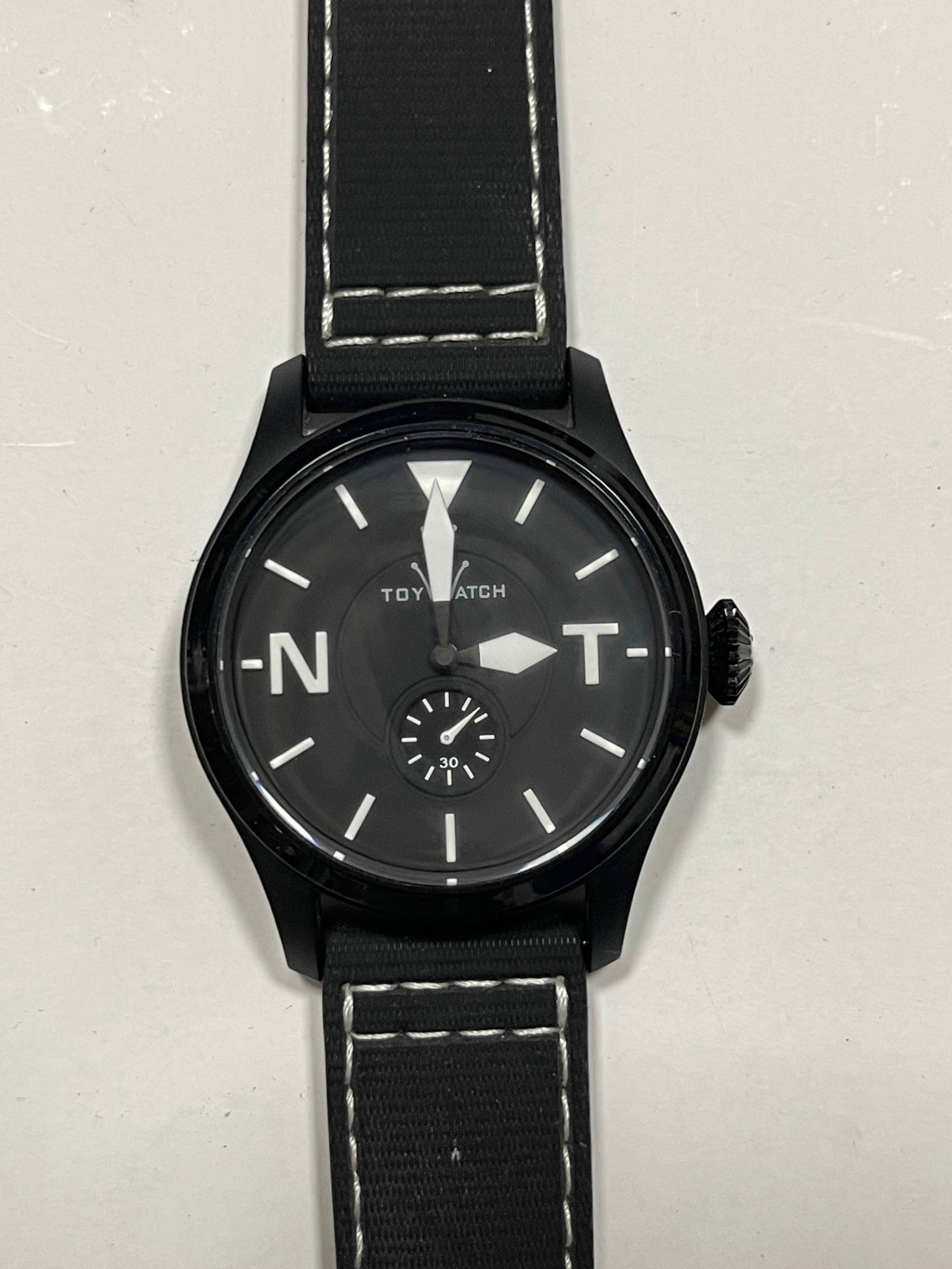 ToyWatch Black and White Toy2Fly Watch 43mm