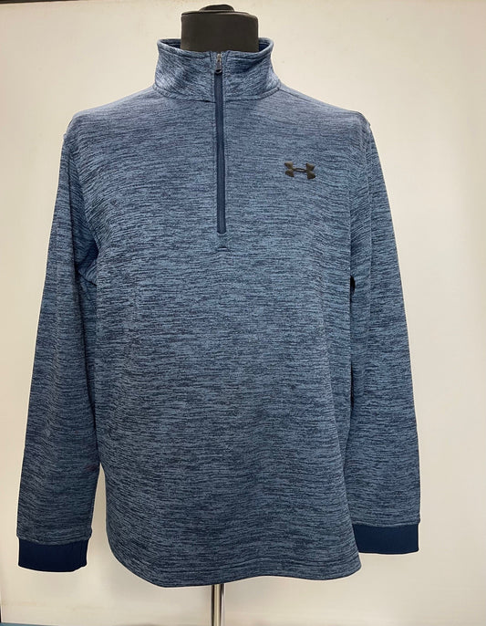 Under Armour Blue Cold Gear Zip Jumper Large