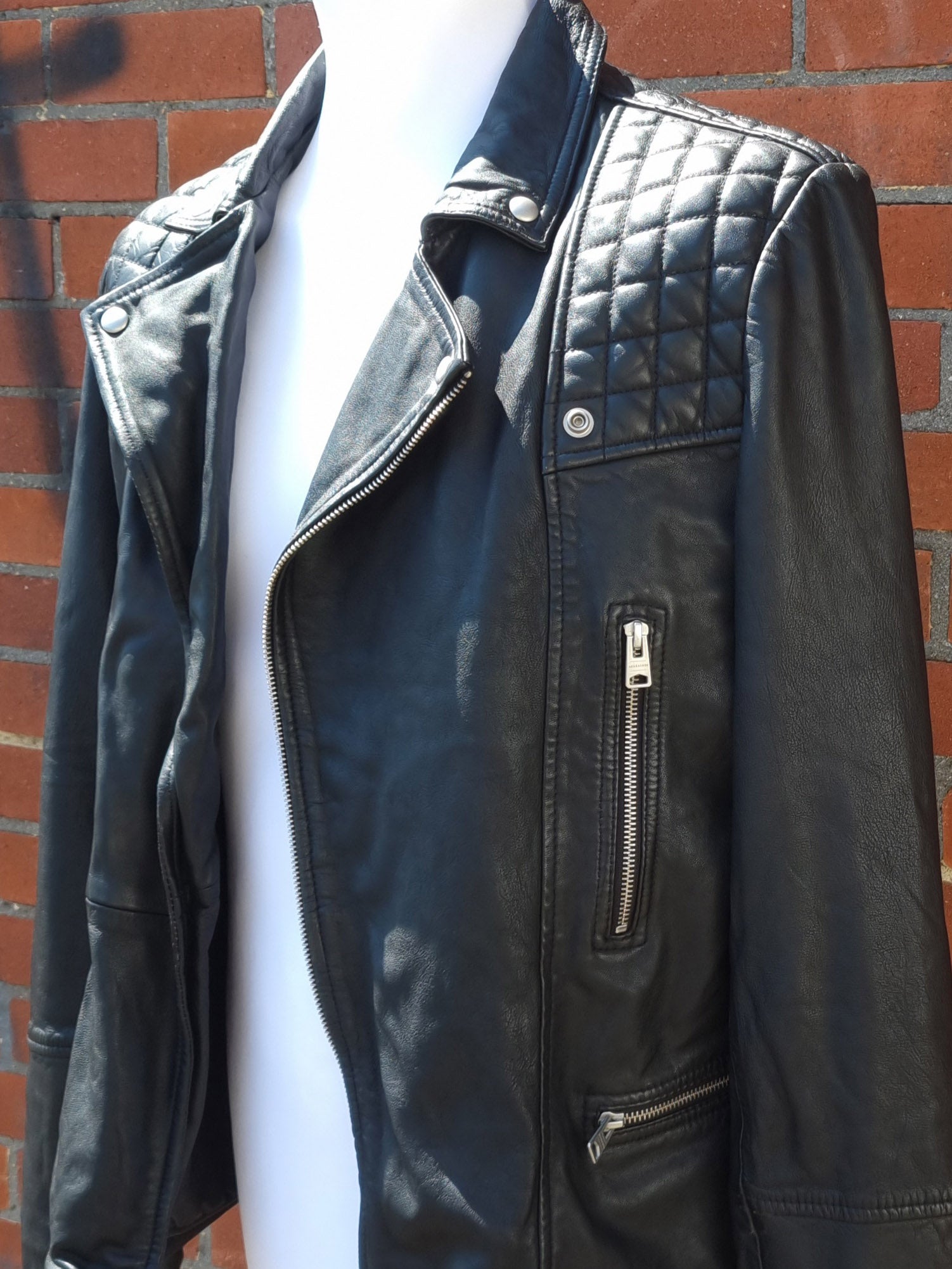 All saints catch sale biker leather jacket