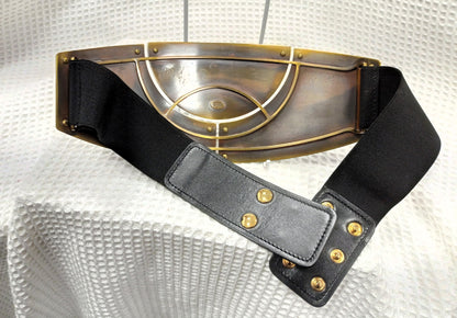 Lanvin Metal Leather Belt
