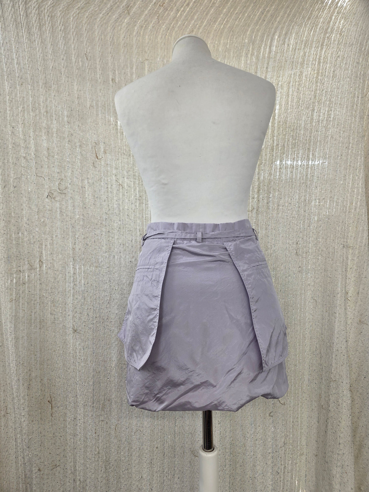 Valentino Lavender Pure Silk Skirt Size UK 10