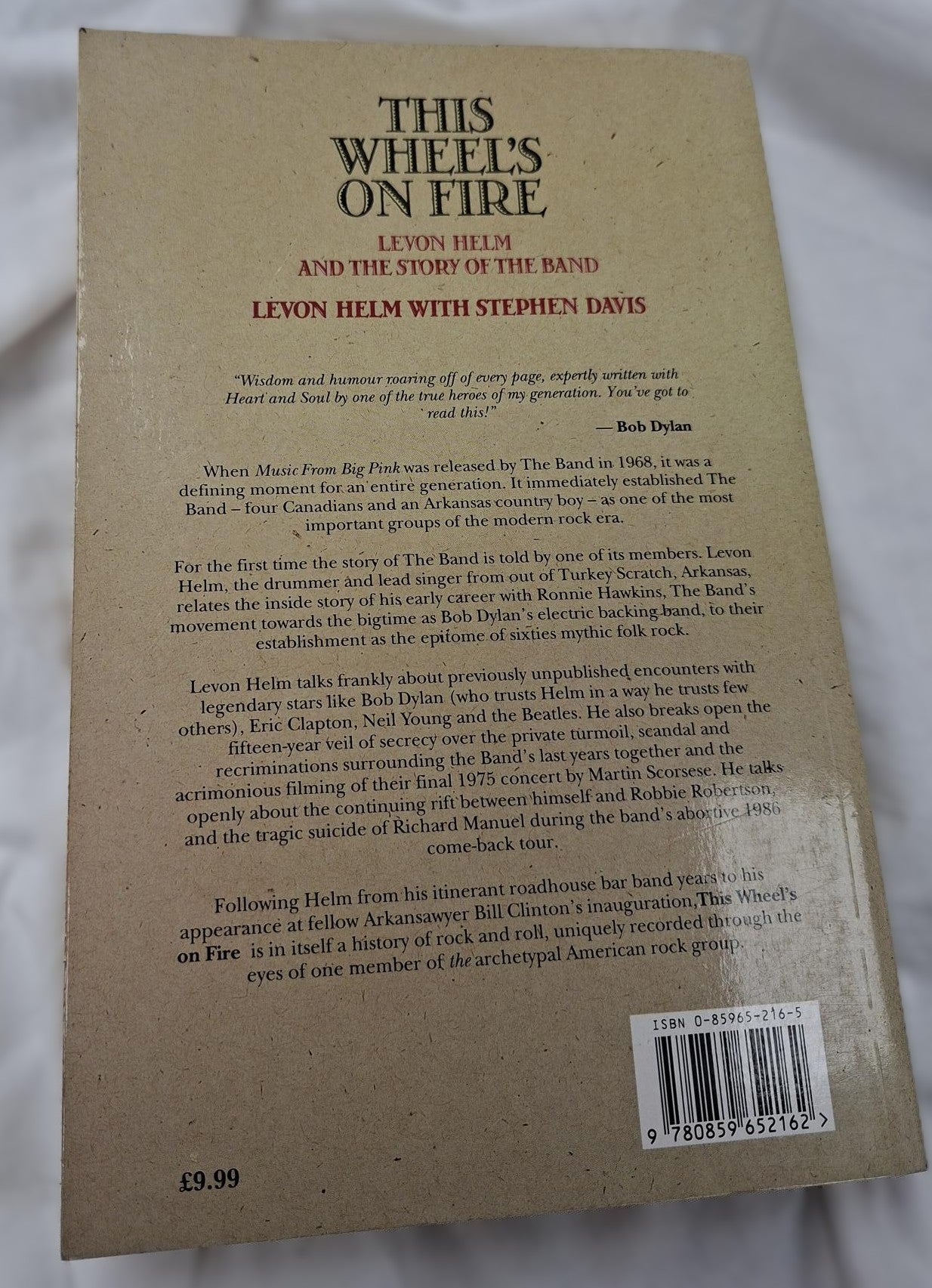 This Wheels on Fire Levon Helm and the story of The Band by Levon Helm