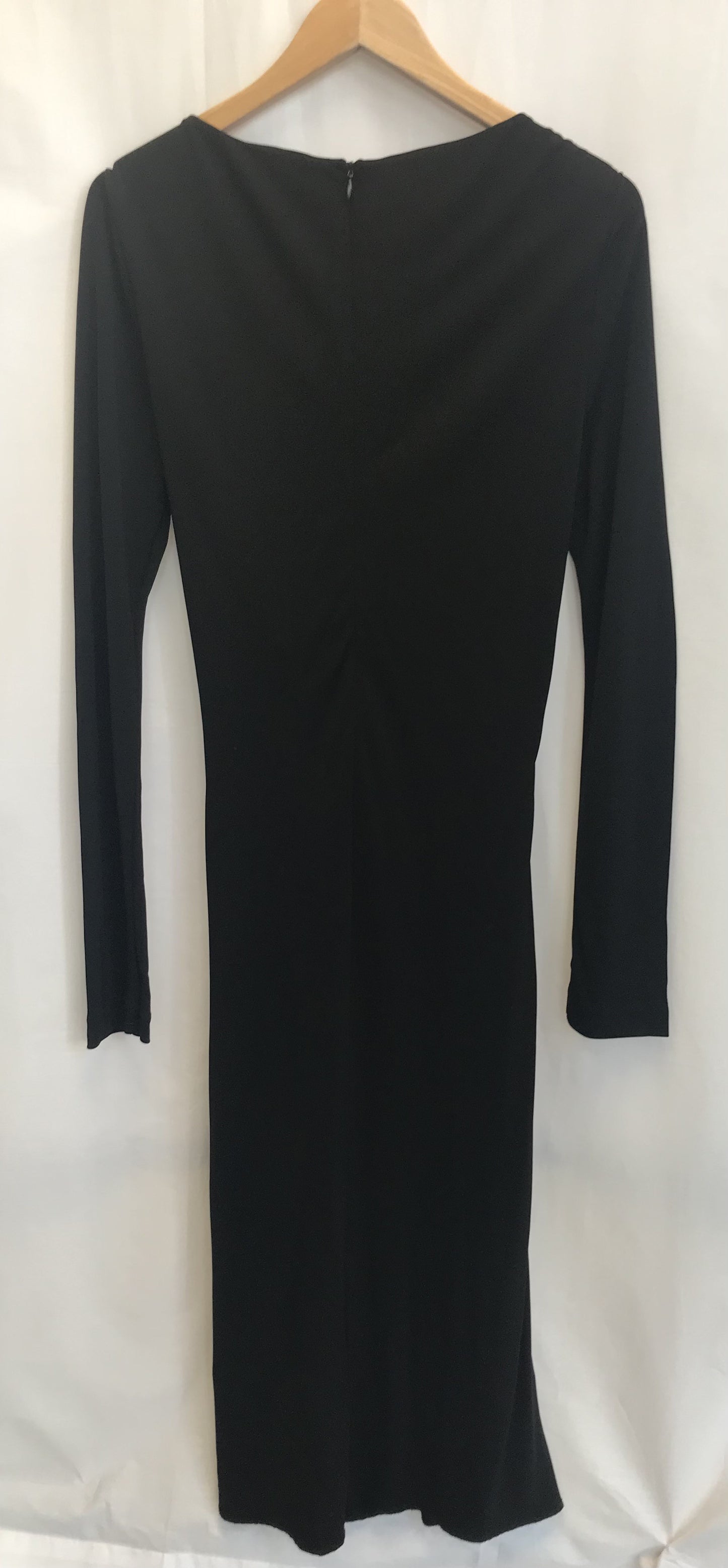 Long Black Fenn Wright Manson Occasion Dress, Size UK 12