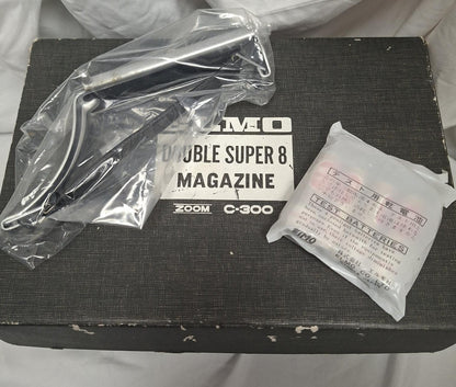 ELMO ZOOM C-300 camera and Double Super 8 Magazine