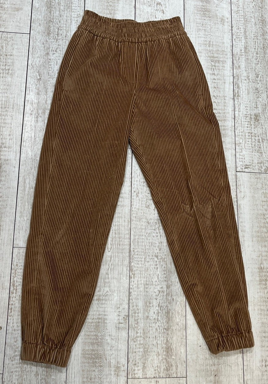 Brunello Cucinelli Brown Corduroy Trousers Size IT 36 / USA 0