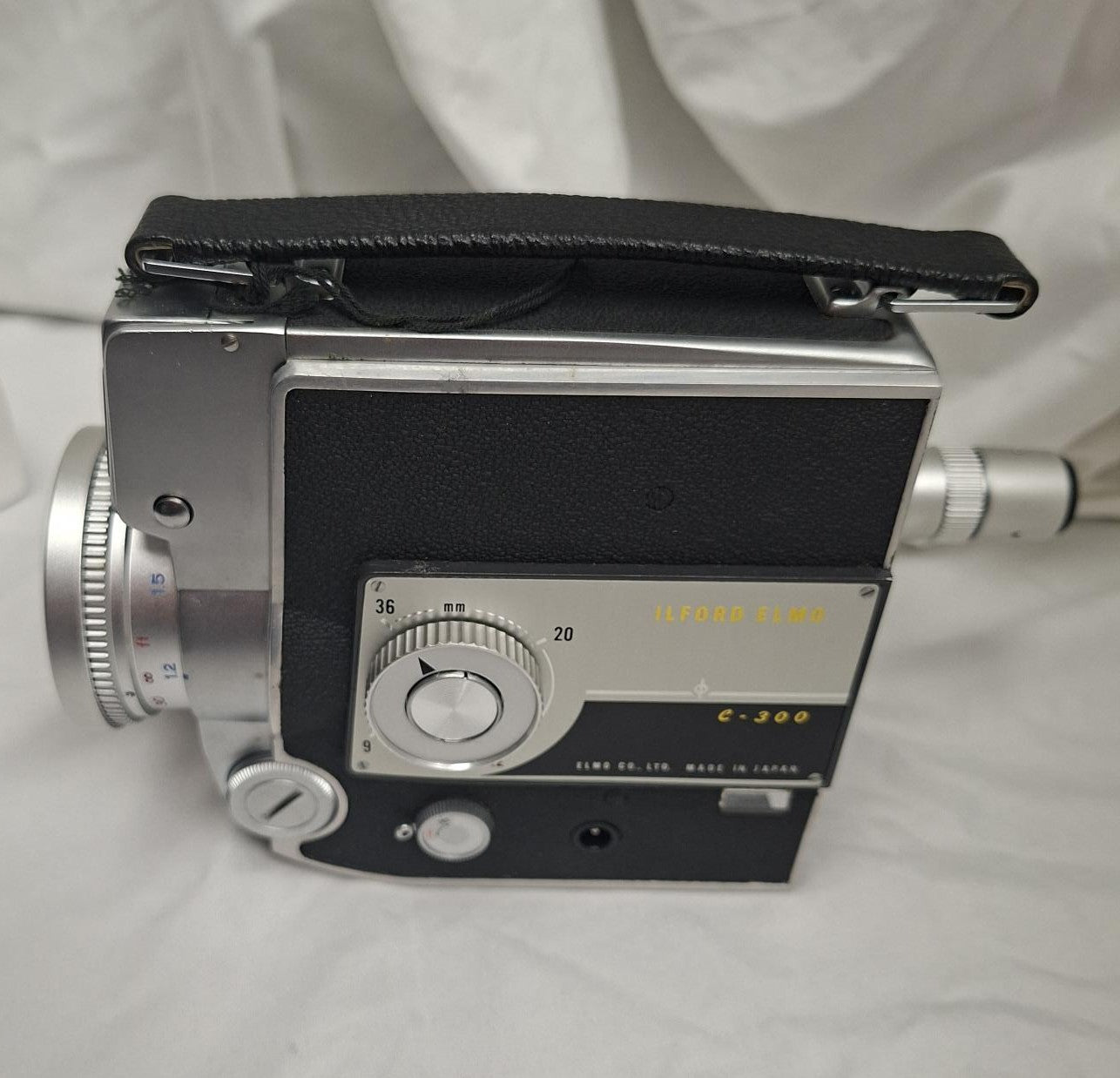 ELMO ZOOM C-300 camera and Double Super 8 Magazine