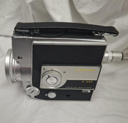 ELMO ZOOM C-300 camera and Double Super 8 Magazine