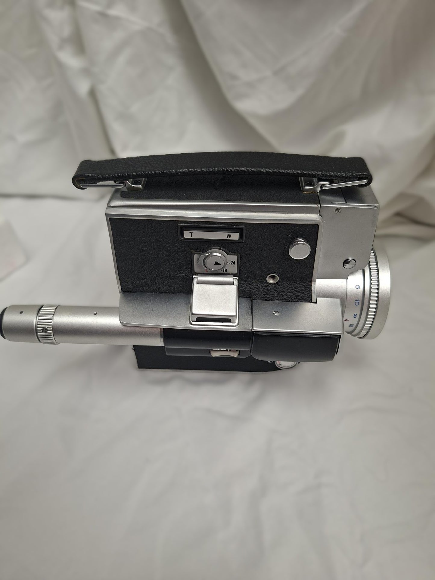ELMO ZOOM C-300 camera and Double Super 8 Magazine