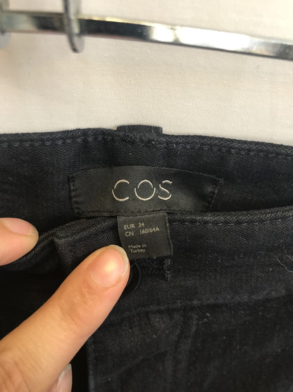 COS Dark Blue Ladies Trousers, Size UK 6