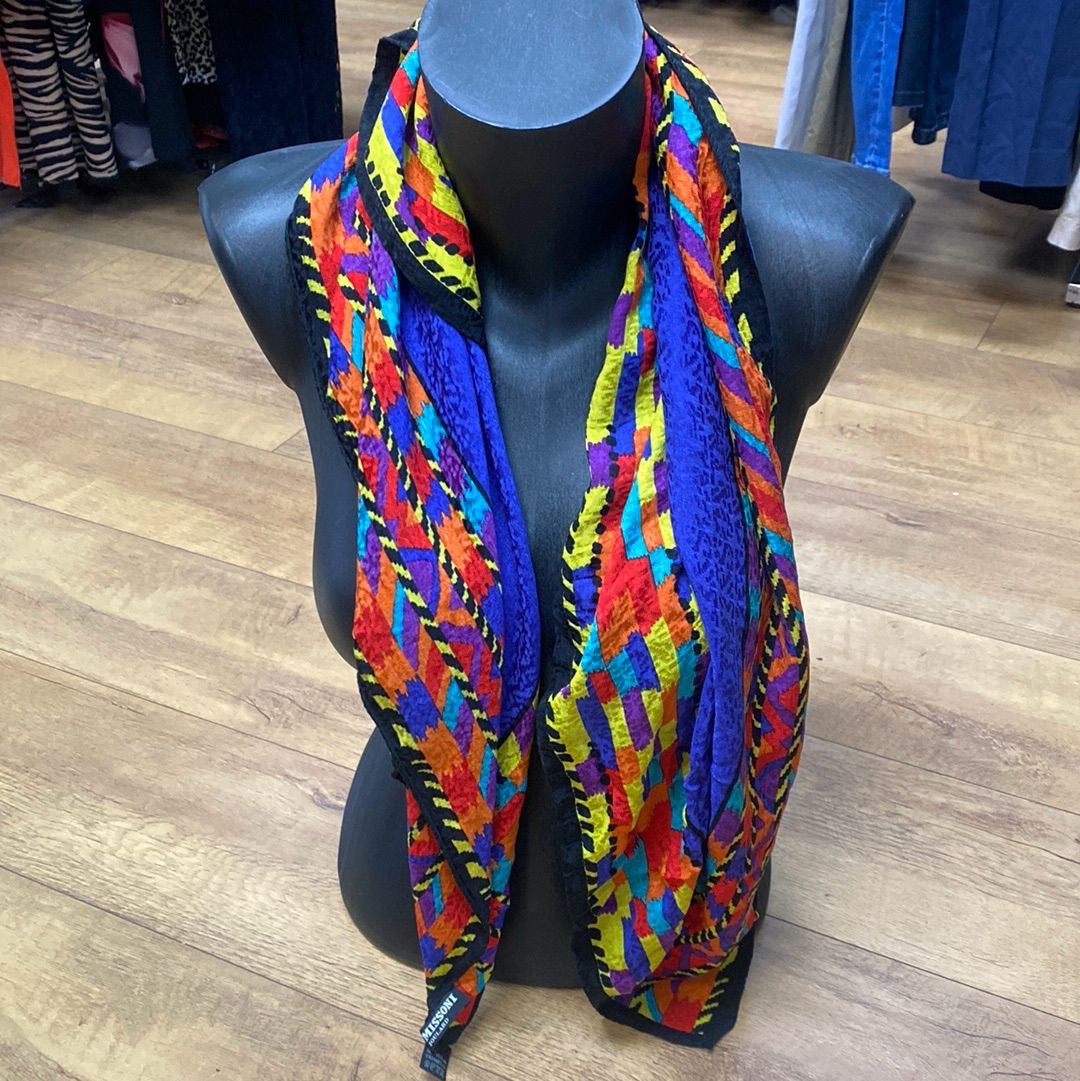 Missoni Designer Summer Colours Silk Scarf